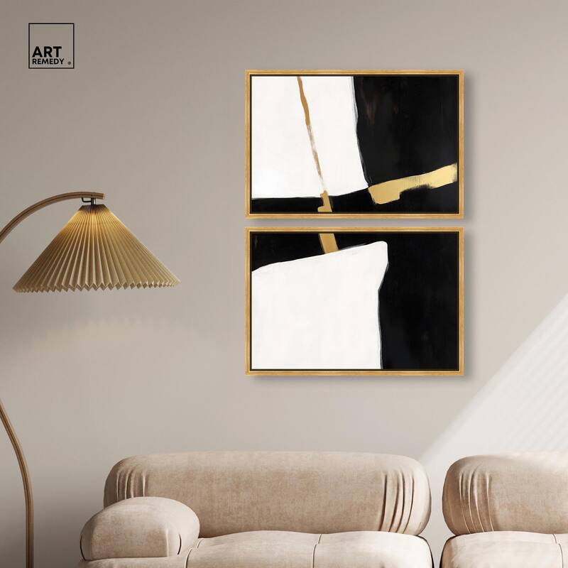 Urban Grid II Canvas Set of 2 by Art Remedy