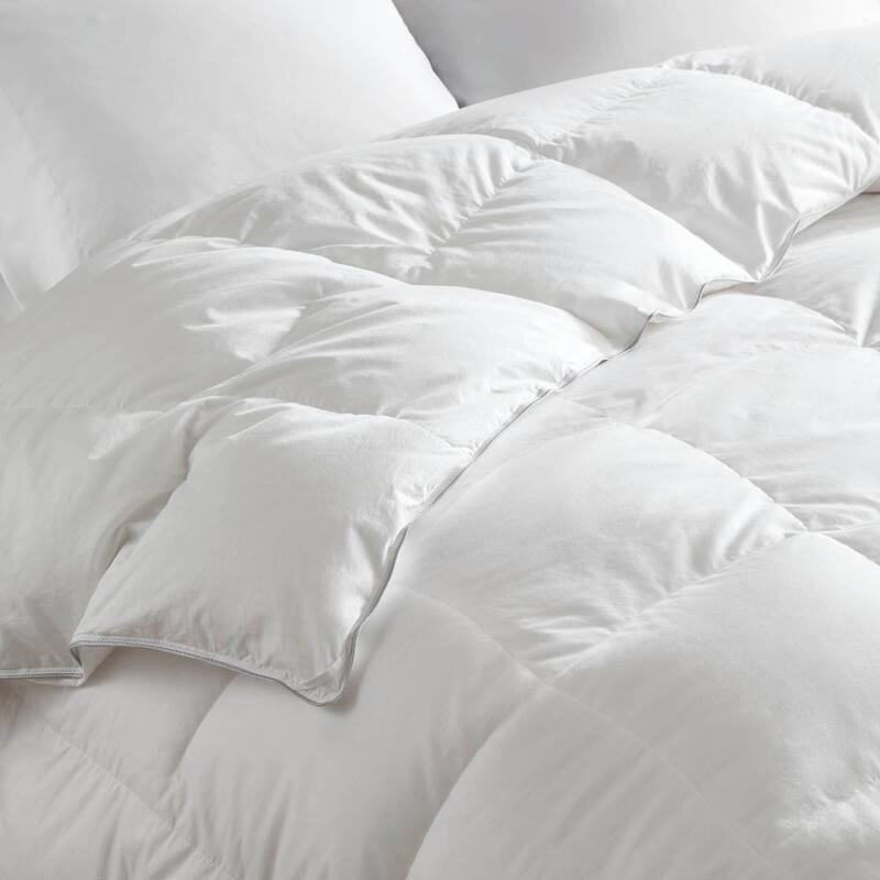 Harbor House White Goose Down 100% Cotton Shell Comforter