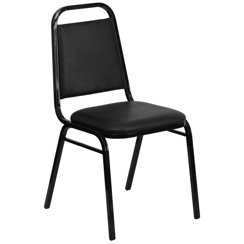 4 Pack Trapezoidal Back Stacking Banquet Chair - 20.25"D x 17.5"W x 34"H