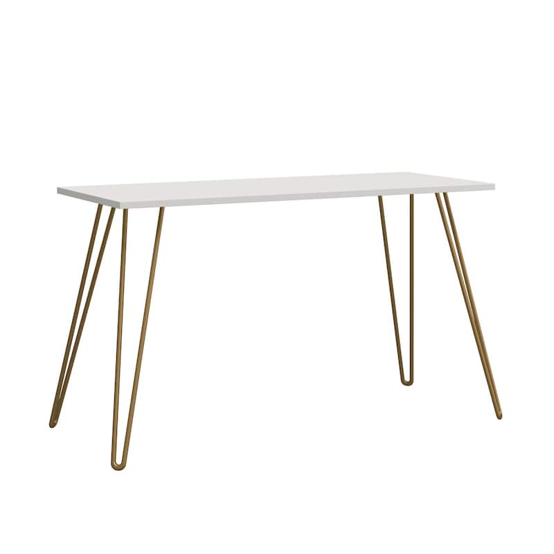 Roomfitters Owen Minimalist Writing Desk with Hairpin Legs