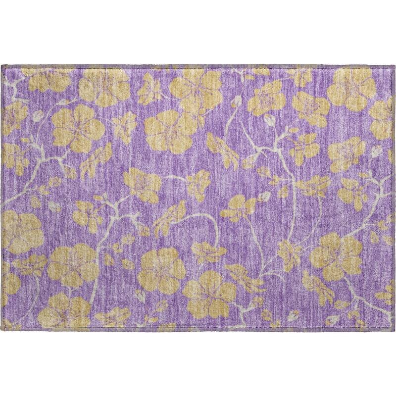 Premium Washable Super Soft Modern Floral Mayfield Rug