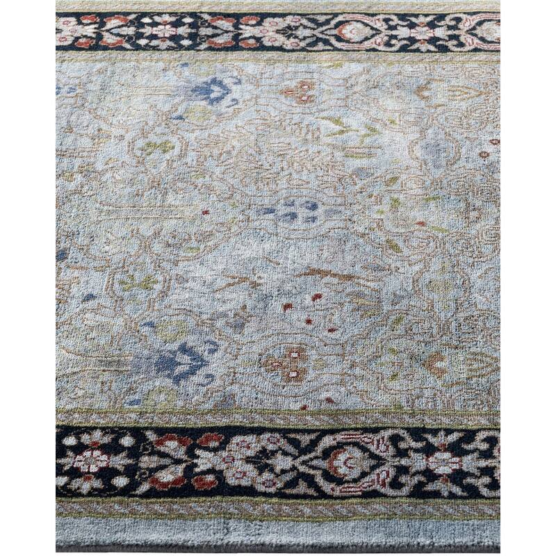 Contemporary Overdyed Wool Hand Knotted Runner - 2' 7" x 7' 8"