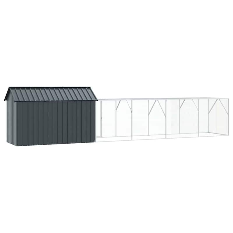 vidaXL Bird Cage Anthracite Galvanized steel