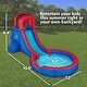 preview thumbnail 2 of 10, Sunny & Fun Single Ring Inflatable Water Slide Park & Blow up Pool with Air Pump