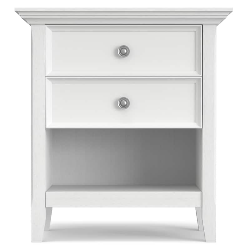 WYNDENHALL Halifax SOLID WOOD 24 inch Wide Bedside Nightstand Table