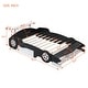 preview thumbnail 22 of 46, Full Size Race Car-Shaped Children Platform Bed with Wheels