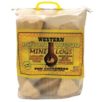 Western 78104 Pinon Wood Mini Logs, 0.5 Cu. Ft.