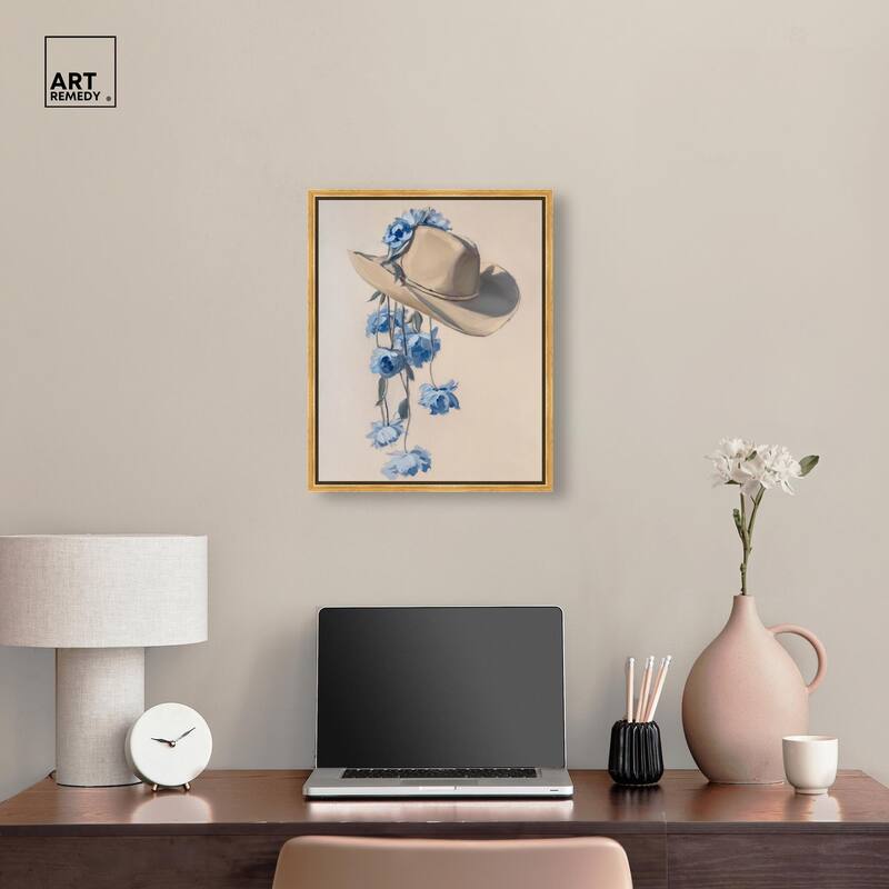 Brimming Blues II Canvas by Art Remedy
