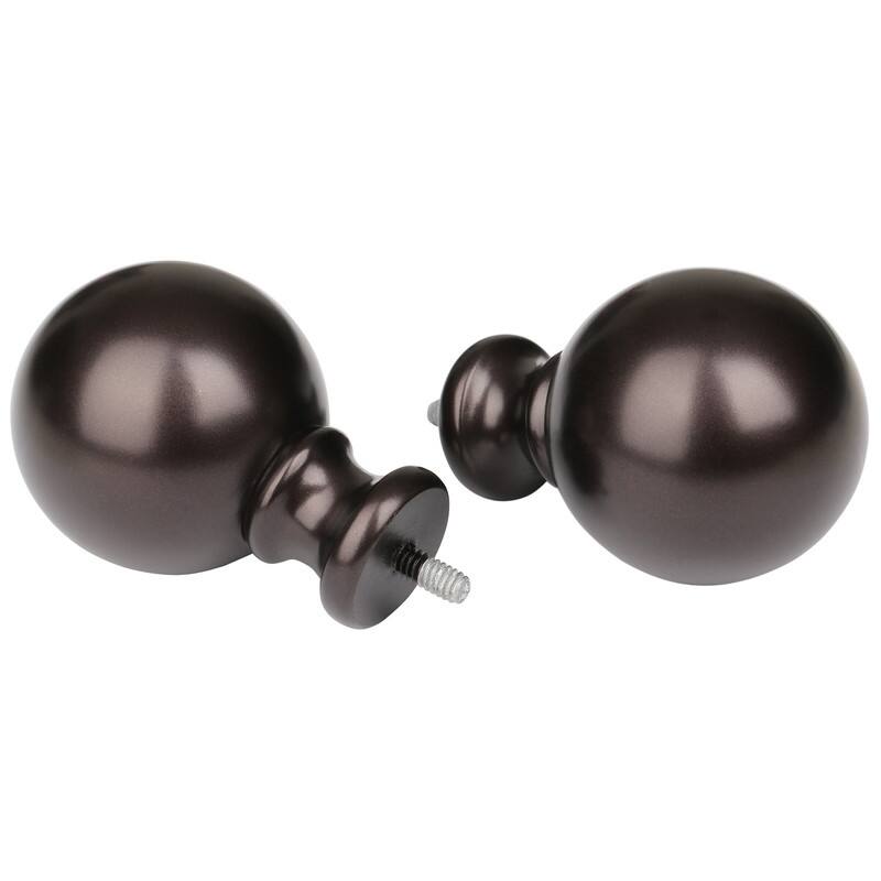 UTOPIA ALLEY 3/4 Inch Curtain Rod - Curtain Rods For Windows, Adjustable Drapery Rod