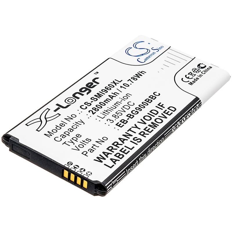 Battery for Samsung Galaxy S5 EB-B900BBE EB-B900BBU EB-BG900BBC GH43-04199A - Black