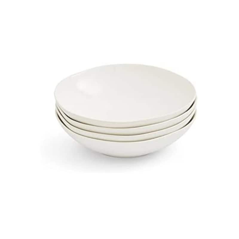 Portmeirion Set of 4 Sophie Conran Arbor Pasta Bowls - Creamy White