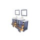 preview thumbnail 14 of 29, Vanity Art 72" Double Sink Bathroom Vanity Set with Engineered Marble Top and Free Mirror