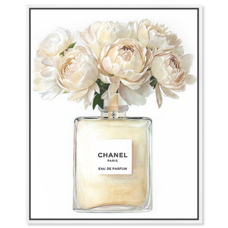 Doll Memories - Creamy Perfume Canvas by Art Remedy - White - 36" x 45"