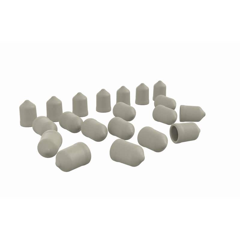 ClosetMaid Ventilated Wire Shelving Shelf End Caps (20-Pack)