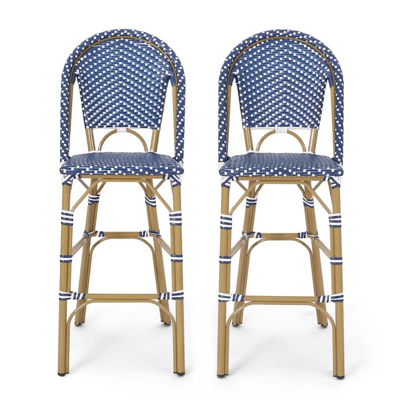 2024 NEW outdoor barstools set of 2 - Blue