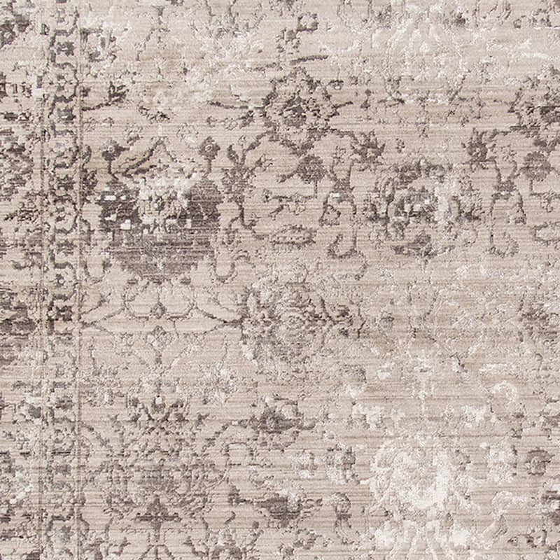Savannah Knox Gray Polyester Area Rug