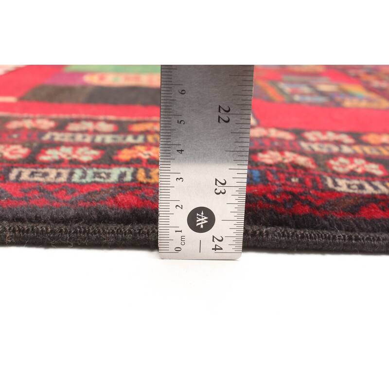 ECARPETGALLERY Hand-knotted Teimani Red Wool Rug - 3'7 x 5'10