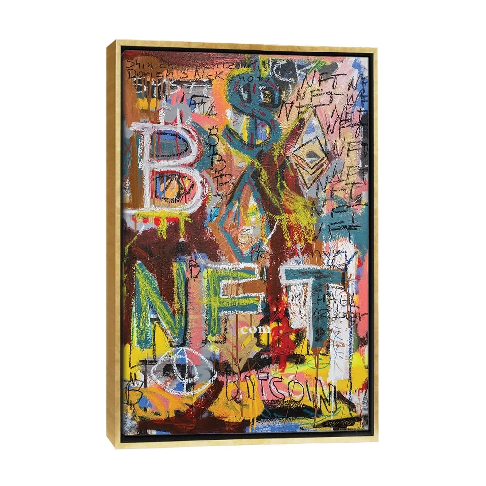 iCanvas "NFT World" by Diego Tirigall Framed