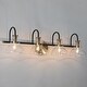 preview thumbnail 8 of 14, 2/3/4-Light Modern Gold Bathroom Vanity Light Clear Glass Wall Sconce Lighting