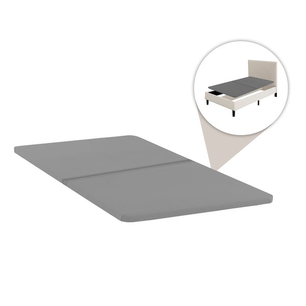 1.5-Inch Split Fully Assembled Bunkie Board For Mattress/Bed Support, Set Of 2 - Grey. Opens flyout.