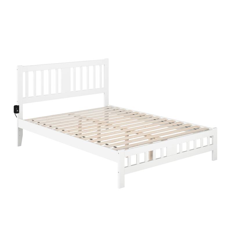 Tahoe Queen Bed with Footboard in White