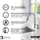 preview thumbnail 19 of 22, Karran Hillwood Single-Handle Pull-Down Sprayer Kitchen Faucet