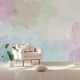 Watercolor Brush Splash Colorful Painting Textile Wallpaper - On Sale ...