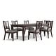 preview thumbnail 15 of 39, Furniture of America Chase Modern 7-Piece Extendable Solid Wood Dining Set
