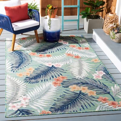 SAFAVIEH Cabana Mintje Indoor/ Outdoor Waterproof Transitional Rug