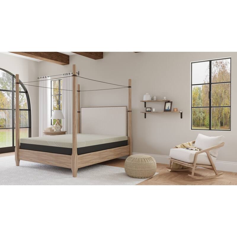 Short Queen Firm Gel Memory Foam Tight Top 8 Inch Mattress