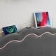 preview thumbnail 17 of 17, VECELO Upholstered Platform Kids Bed Frame with Headboard & LED Lights,Twin Size Bed Set of 2