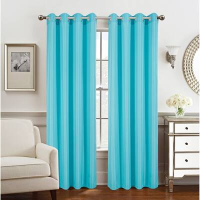 Gilbert Solid Jacquard Single Grommet Panel - (1x) 54 x x 63 in.