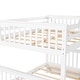 preview thumbnail 35 of 47, Full-Over-Full Bunk Bed with Ladders and Two Storage Drawers