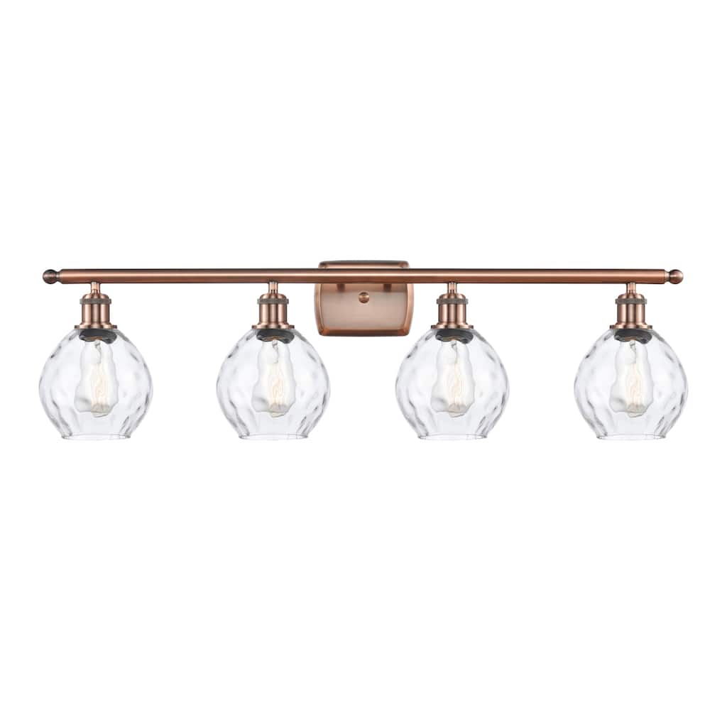 Innovations Lighting Small Waverly 4 Light 36" Wide Bathroom Vanity