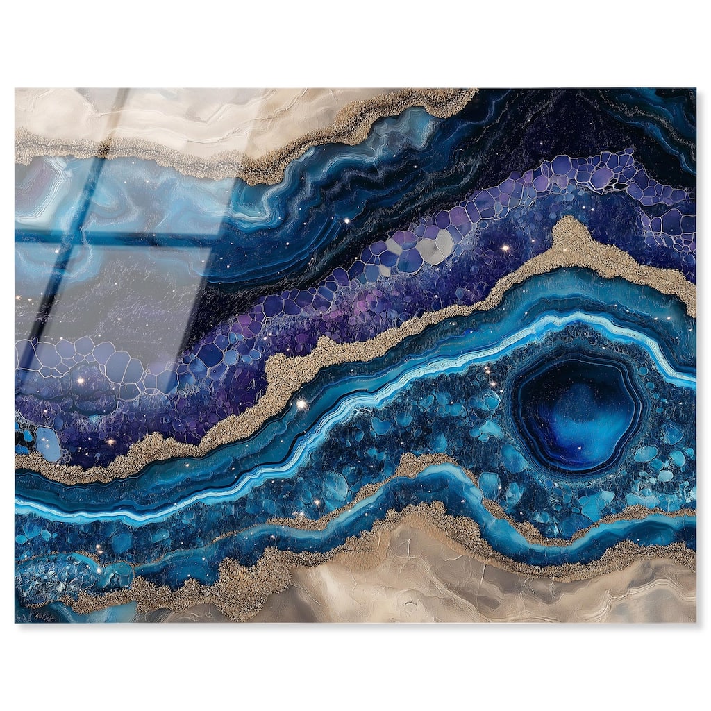 Galactic Geode I Acrylic by Art Remedy, Ready to Hang