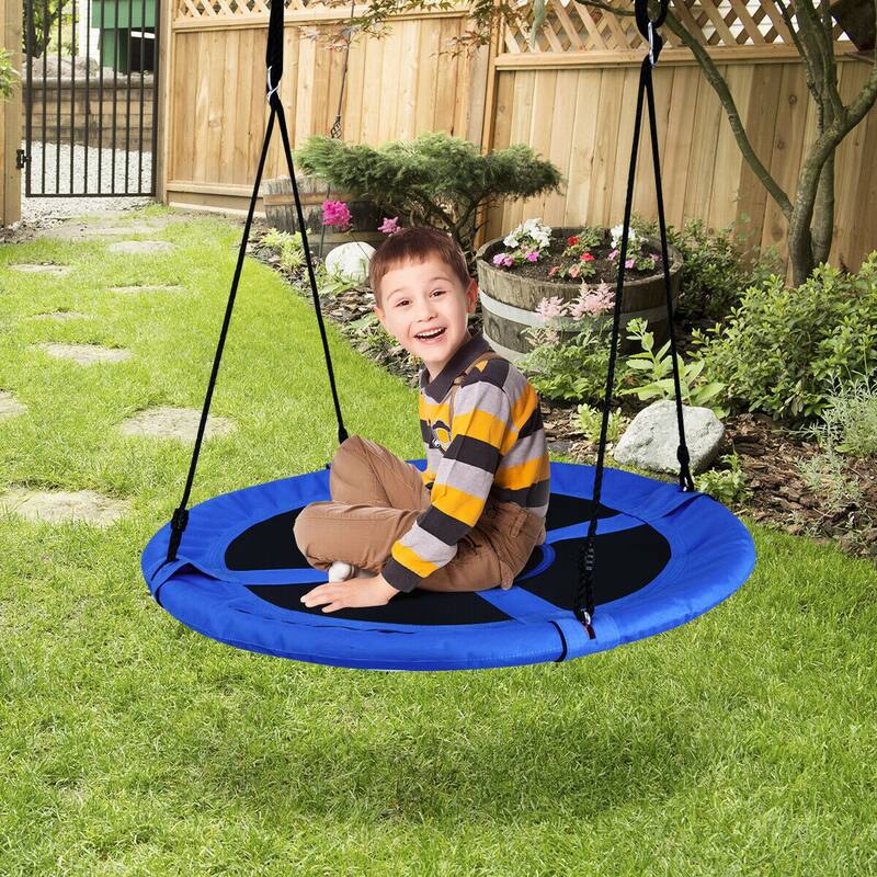Goplus 40" Flying Saucer Tree Swing Indoor Outdoor Play Set Kids - See Details