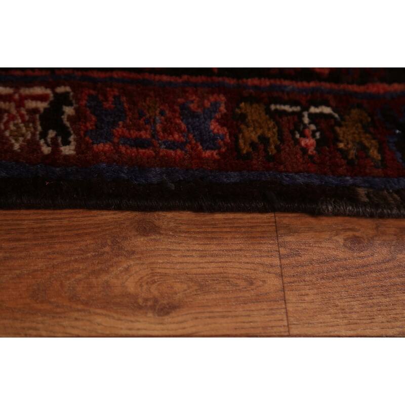 Vintage Vegetable Dye Heriz Persian Area Rug Wool Hand-knotted Carpet - 9'10" x 13'0"