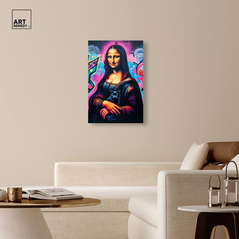 Lisa's Little Secret II Canvas by Art Remedy, Gallery Wrapped