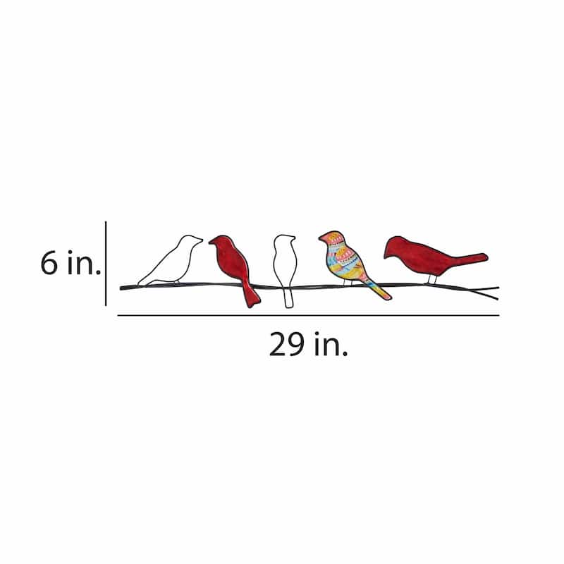 Birds On A Wire - 1 x 28.5 x 6