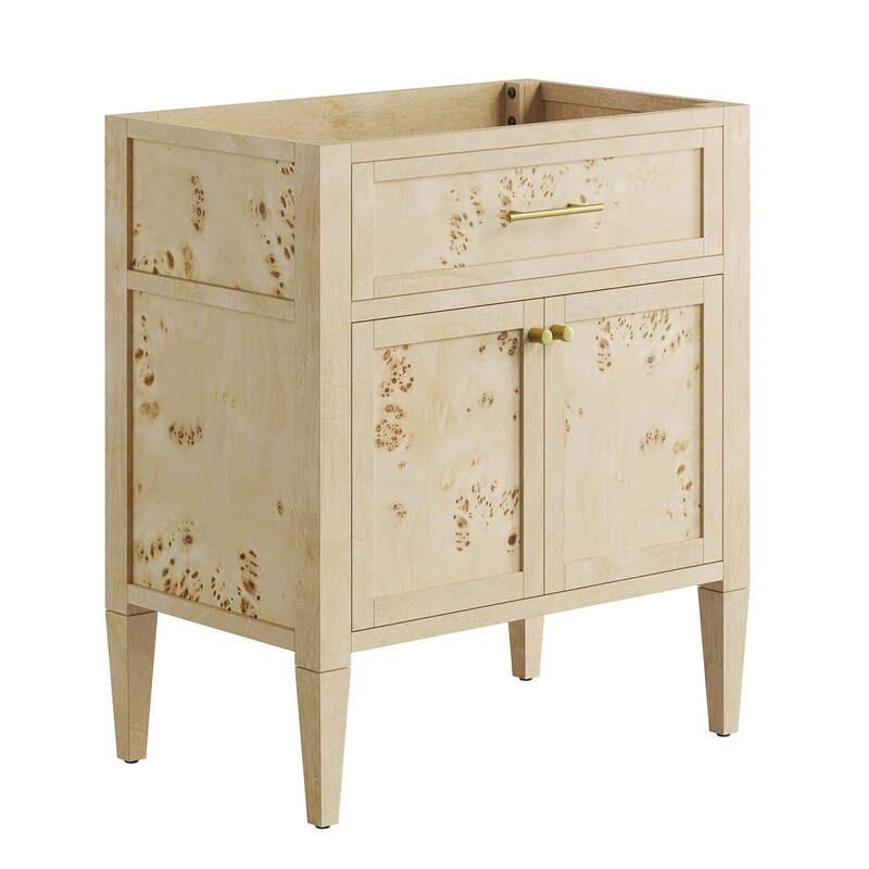 Elysian 30" Bathroom Vanity Cabinet (Sink Basin Not Included) - Burgundy