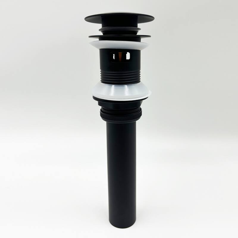 Single Handle Bathroom Sink Faucet with Pop-Up Drain (with Overflow)