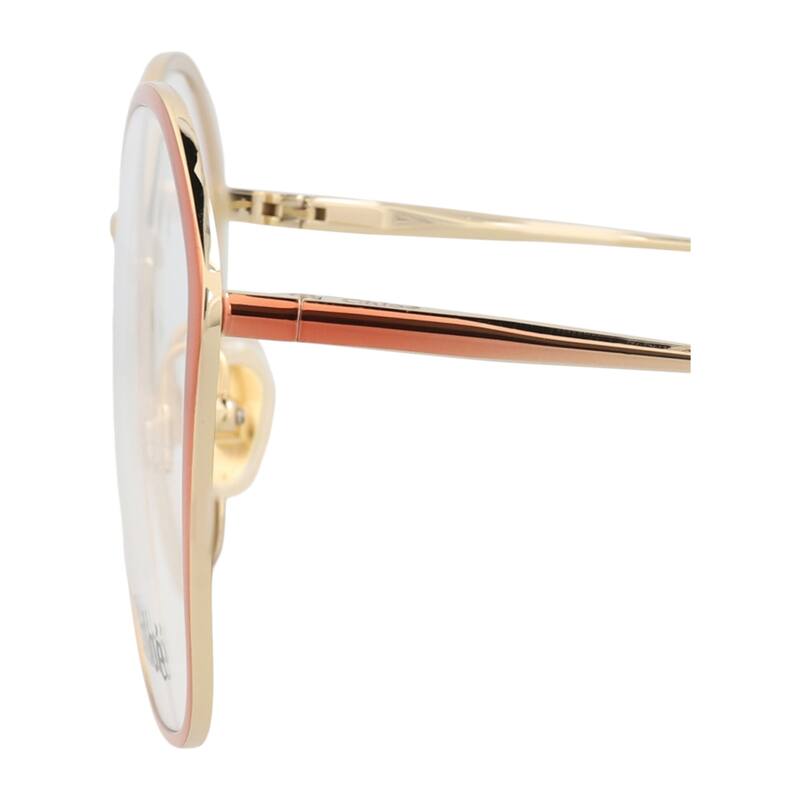 Chloé Round-Frame Metal Optical Frames - Nude Nude Transparent