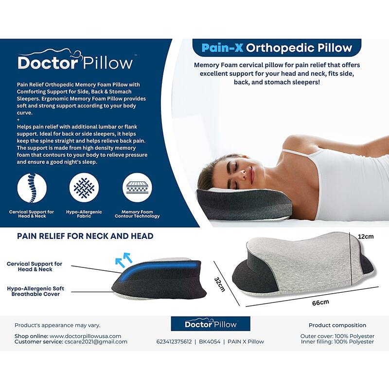 Dr Pillow PainX Orthopedic Pillow Bed Bath & Beyond 36795391