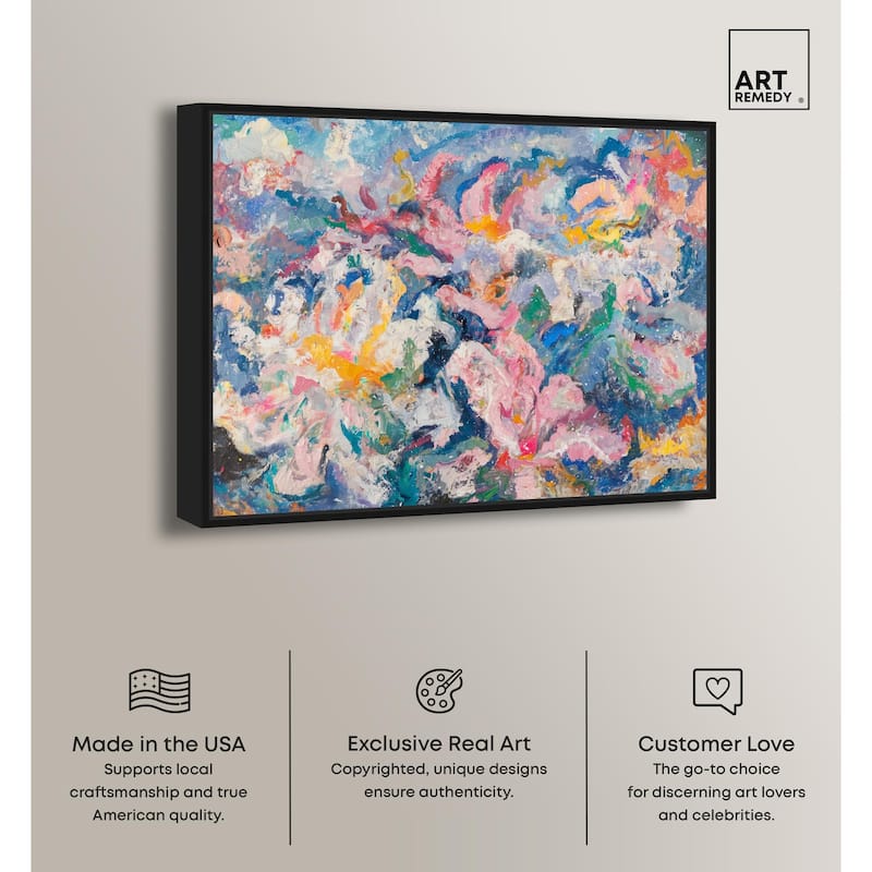 Pastel Riot II Canvas by Art Remedy