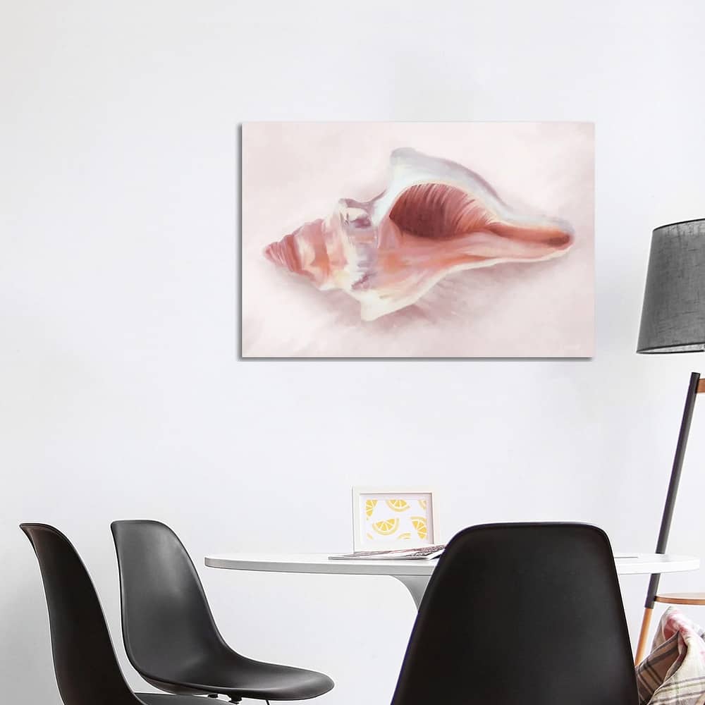 iCanvas "Conch Shell Blush II" by House Fenway Canvas Print