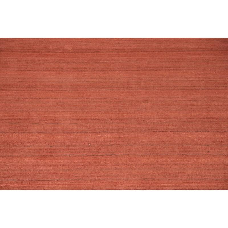 Striped Gabbeh Oriental Area Rug Handmade Bedroom Silk Carpet - 8'5"x 11'7"