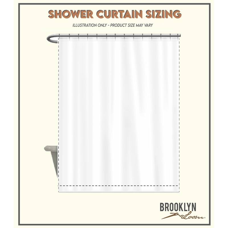 Brooklyn Loom Ava Floral Shower Curtain