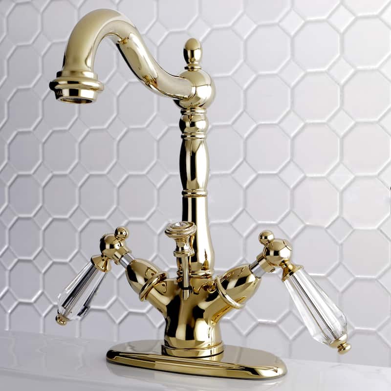 Kingston Brass Wilshire Centerset Bathroom Faucet - Includes Metal