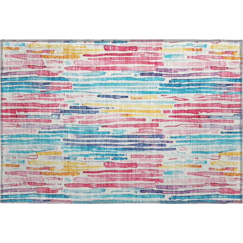 Premium Washable Super Soft Modern Stripes Mayfield Rug