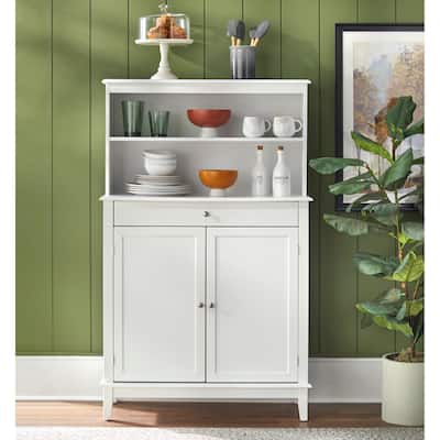 Simple Living Farmhouse Buffet with Hutch
